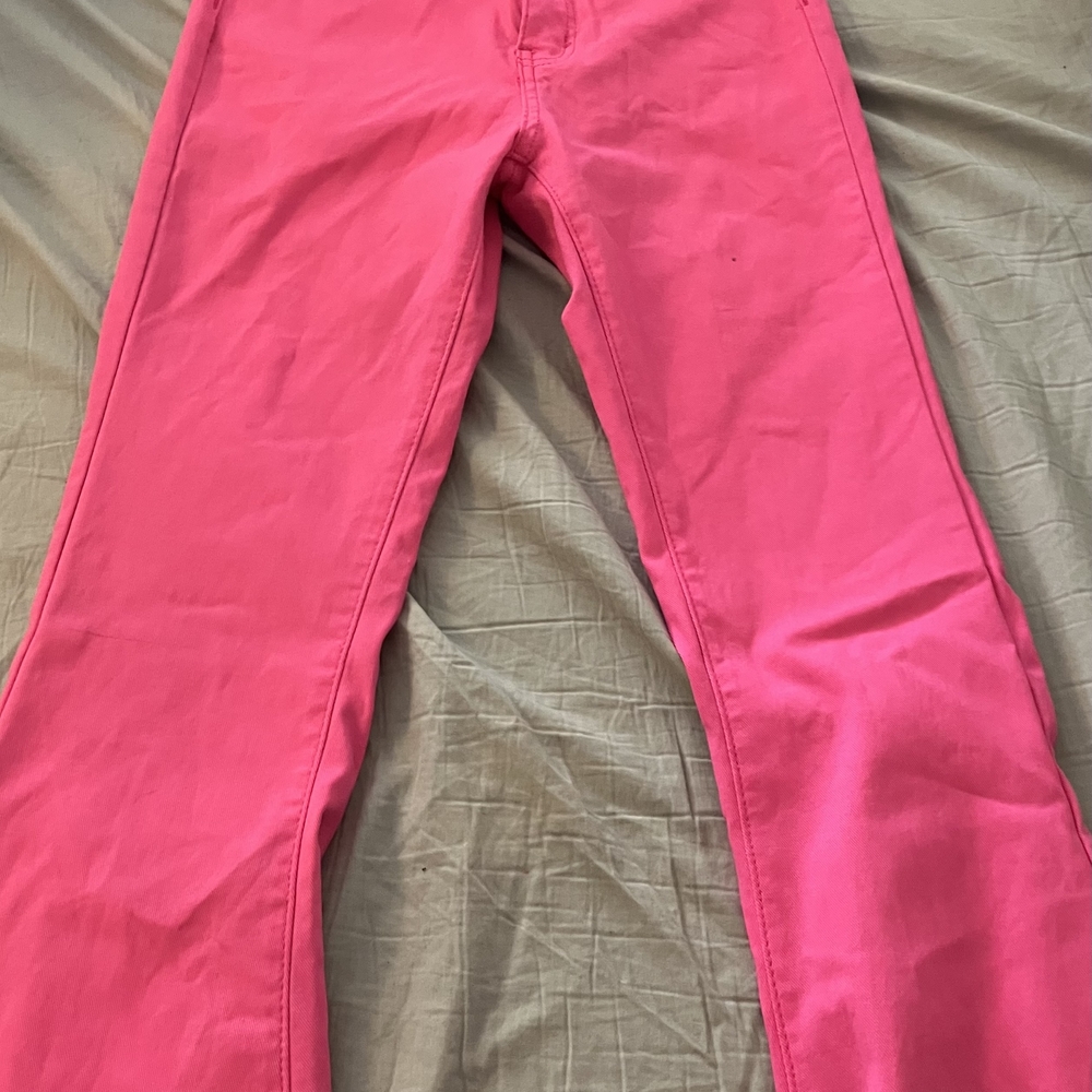Pink Flare & Wide Leg Jeans